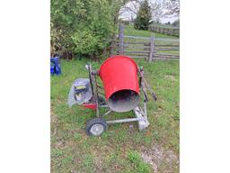 Cement Mixer With Brand New Champion Gas Engine