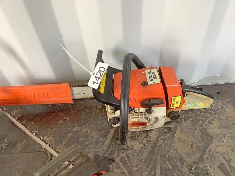 Stihl 034 Chainsaw - Runs