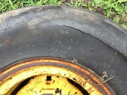 Tire, Rim and Spare Rim for Farm Equipment