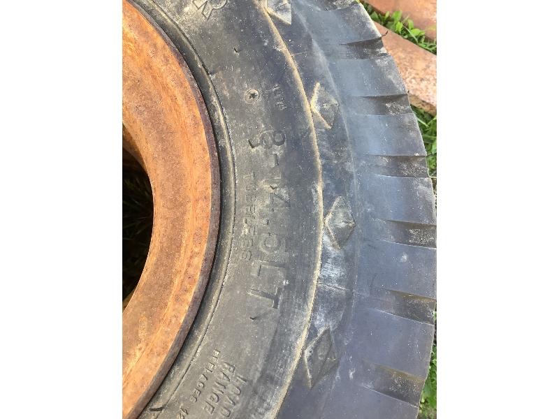 3 - 14.5" Trailer Tires on Rims