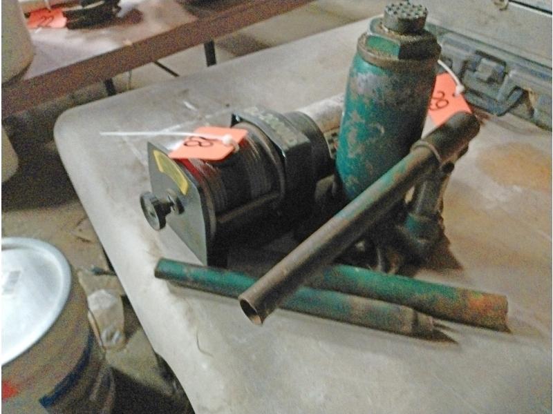 2000lb Winch & Bottle Jack