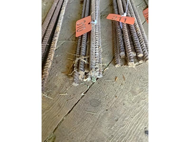 10 Pieces of Rebar 6' Long