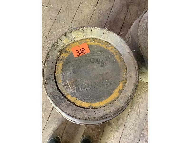 Molson's Oak Beer Keg In Original Condition