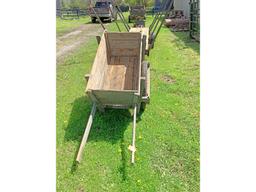 Antique Wooden Hand Cart