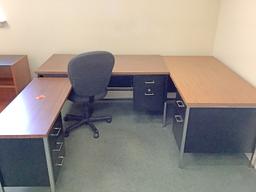 3 Piece Desk Set With Chair