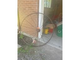 Old Steel Wheel - 52" Diameter