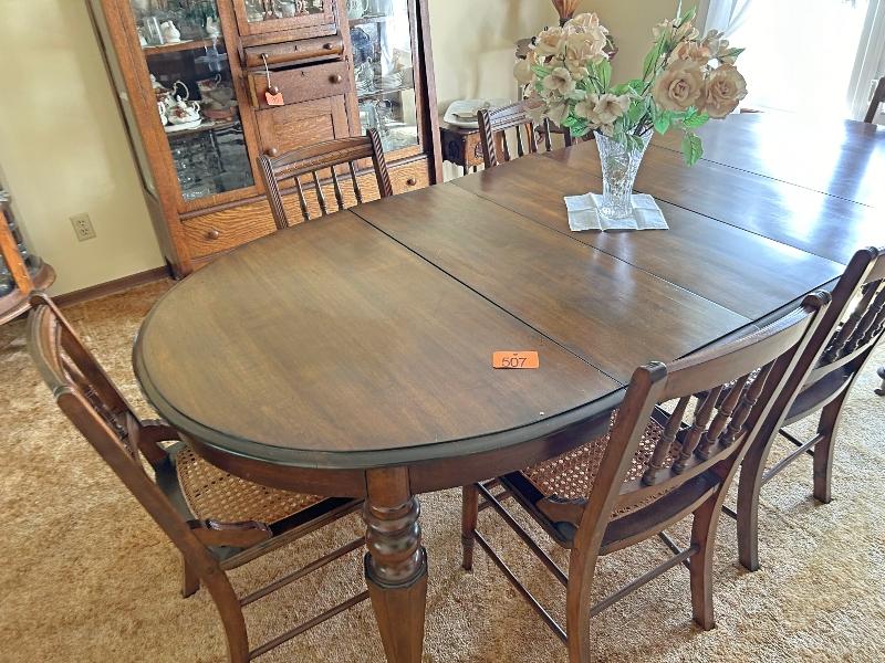 Large Oval Dining Room Table