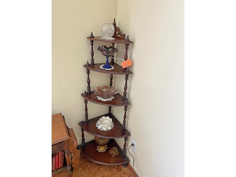 5 Tier Corner Whatnot Shelf