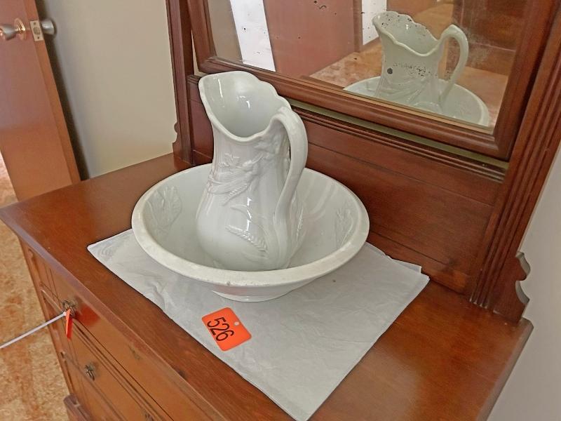 Wash Basin with Bedroom Set