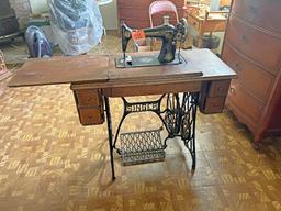 Old Singer Treadle Sewing Machine