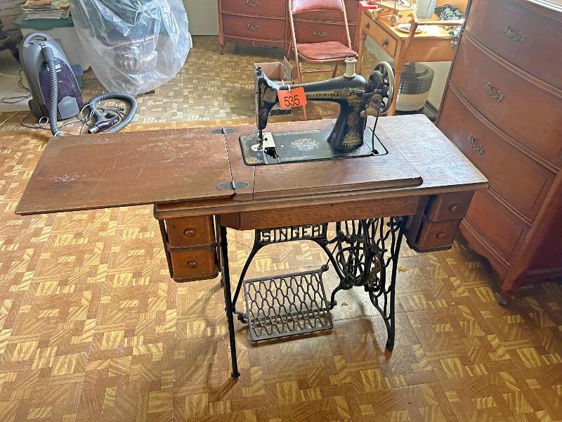 Old Singer Treadle Sewing Machine