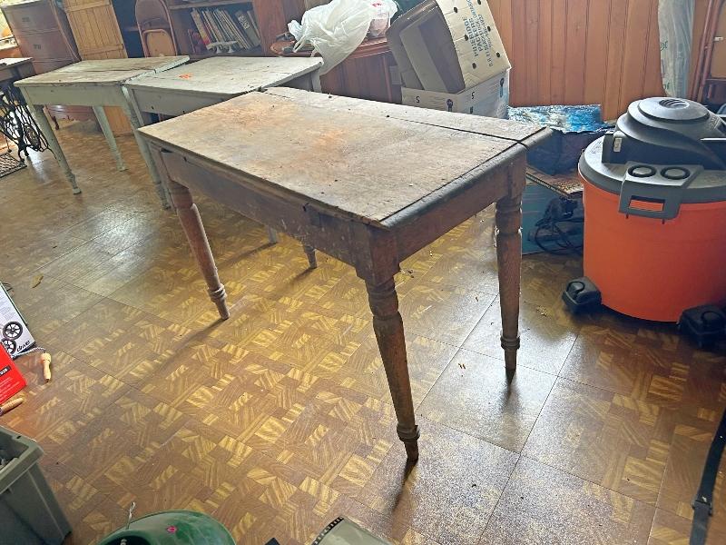 3 Antique Pine Tables