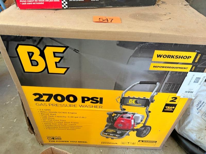 BE 2700 PSI Pressure Washer - New In Box