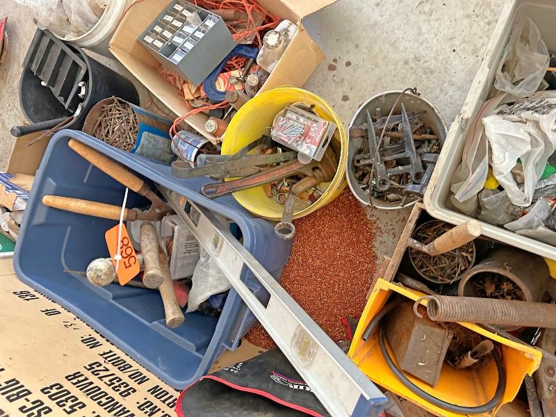 Containers of Tools, Grease Parts - 13 Containers