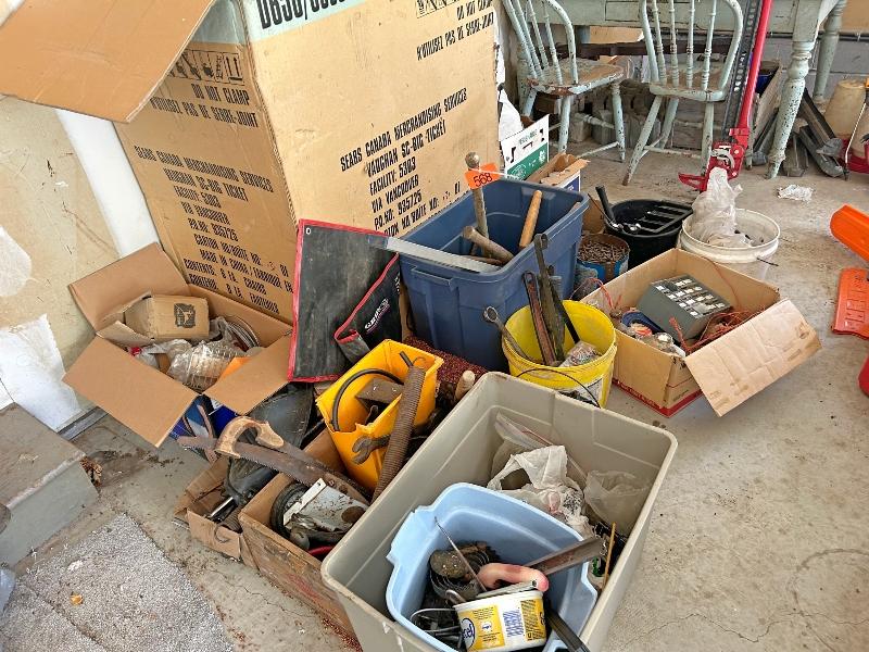 Containers of Tools, Grease Parts - 13 Containers