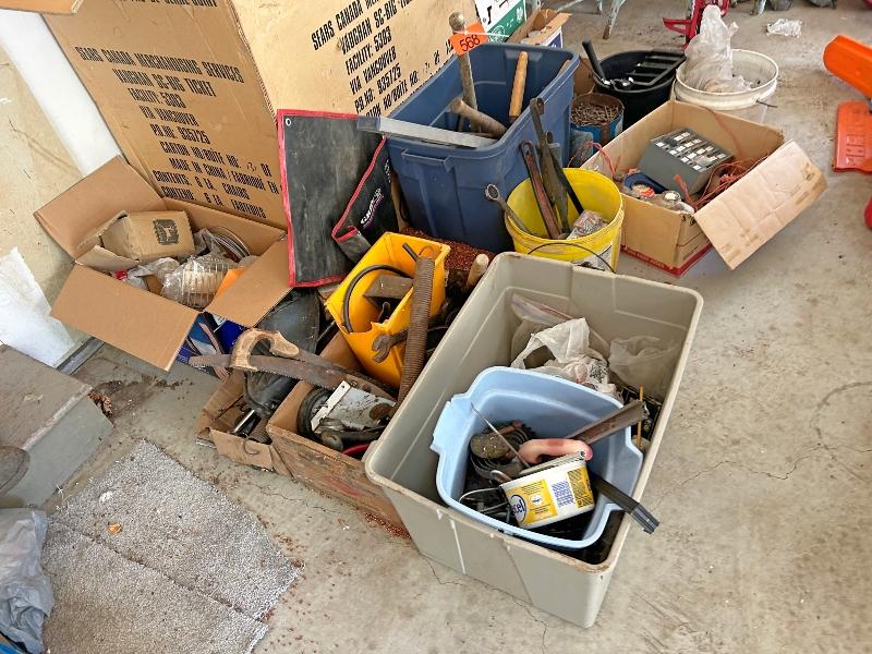 Containers of Tools, Grease Parts - 13 Containers