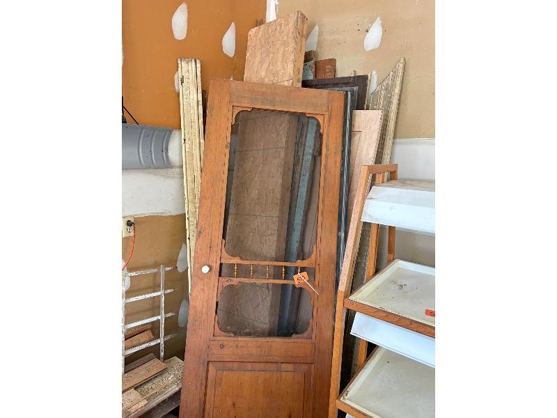 Screen Door, Wood Doors & Excess Wood