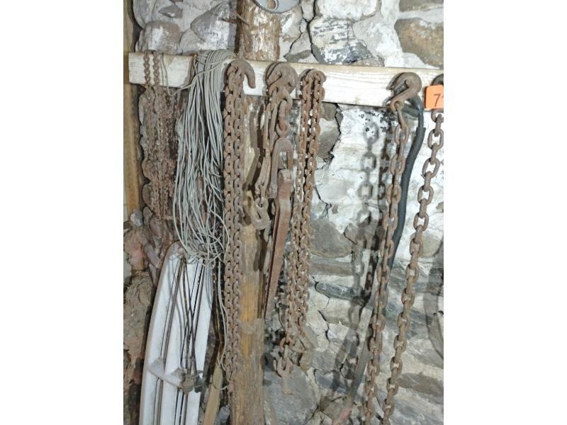 Assorted Chains & Load Binders