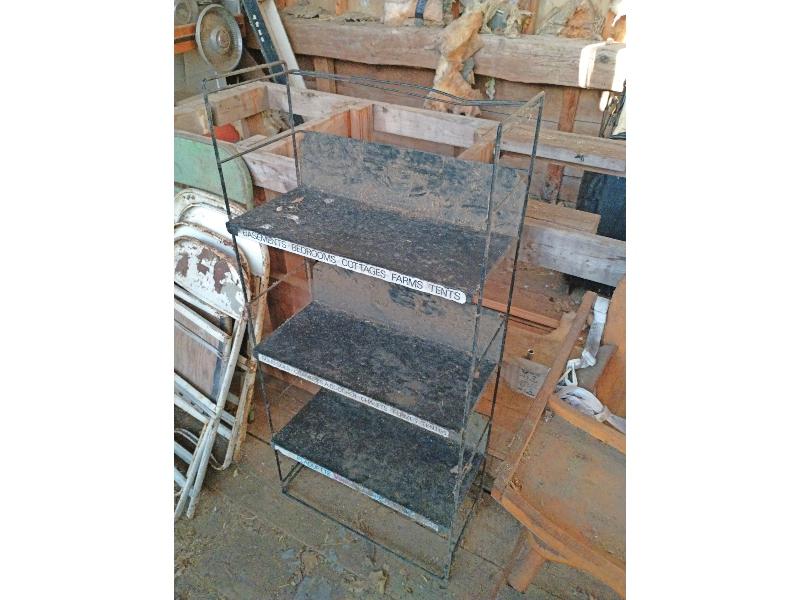 Assorted Metal Shelves