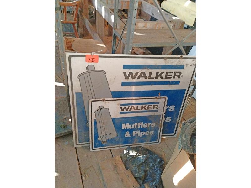 Walker Enamel Signs