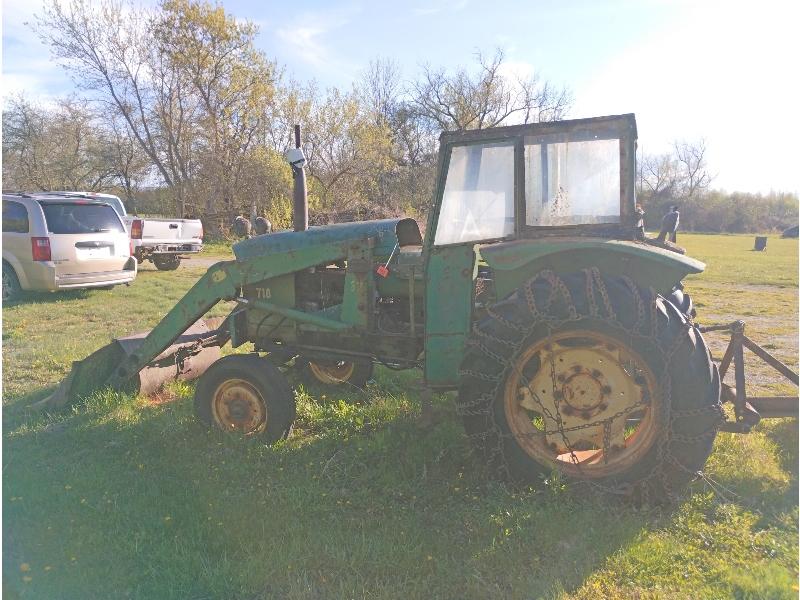 John Deere 710 Diesel Tractor With Loader - As Is