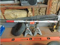 Bronze Brazing Rod, Jack Stands & Wheelbarrow Tire