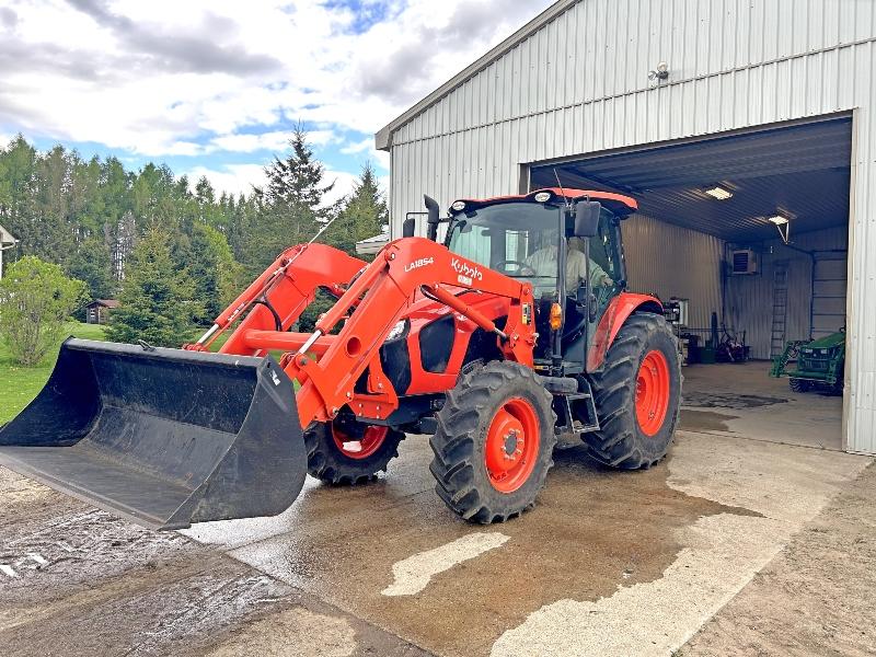 M5-091 Kubota Hydraulic Shuttle Tractor with LA1854 Front End Loader with Alo