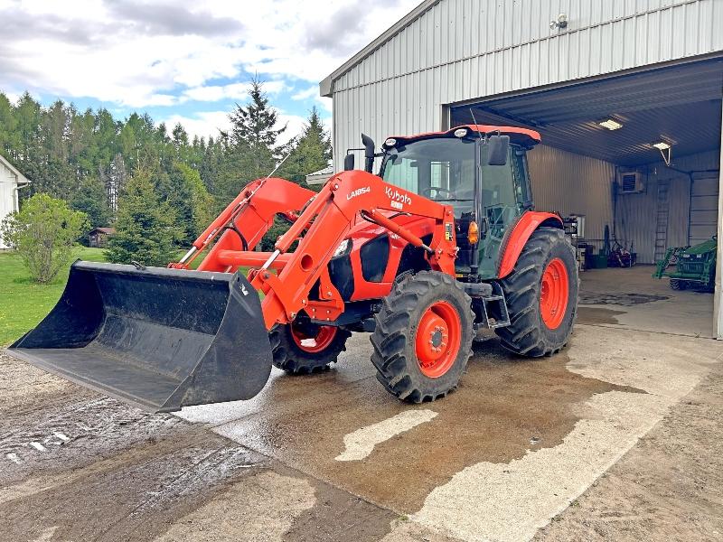 M5-091 Kubota Hydraulic Shuttle Tractor with LA1854 Front End Loader with Alo