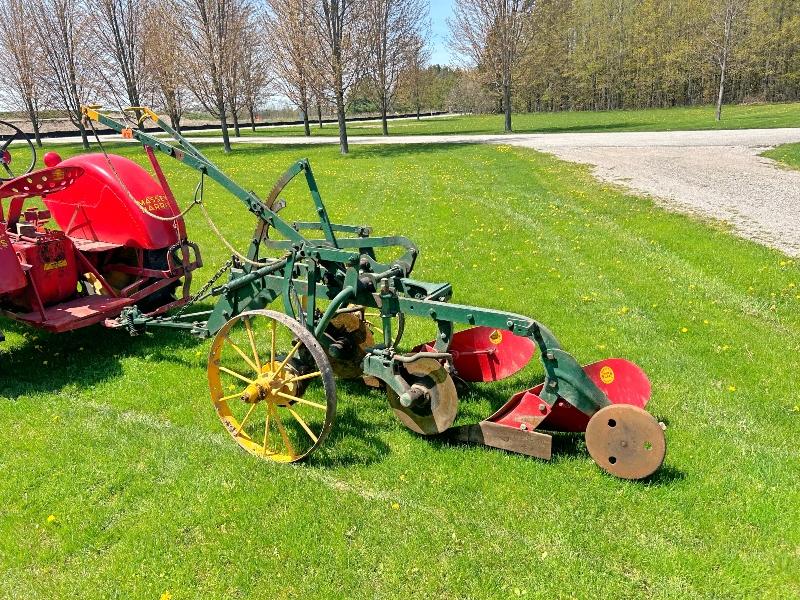 Massey Harris 2 Furrow Drag Plow with 202 Bottoms - New Shears