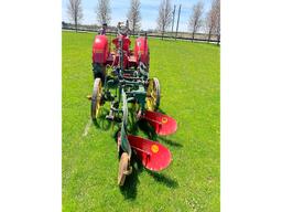 Massey Harris 2 Furrow Drag Plow with 202 Bottoms - New Shears