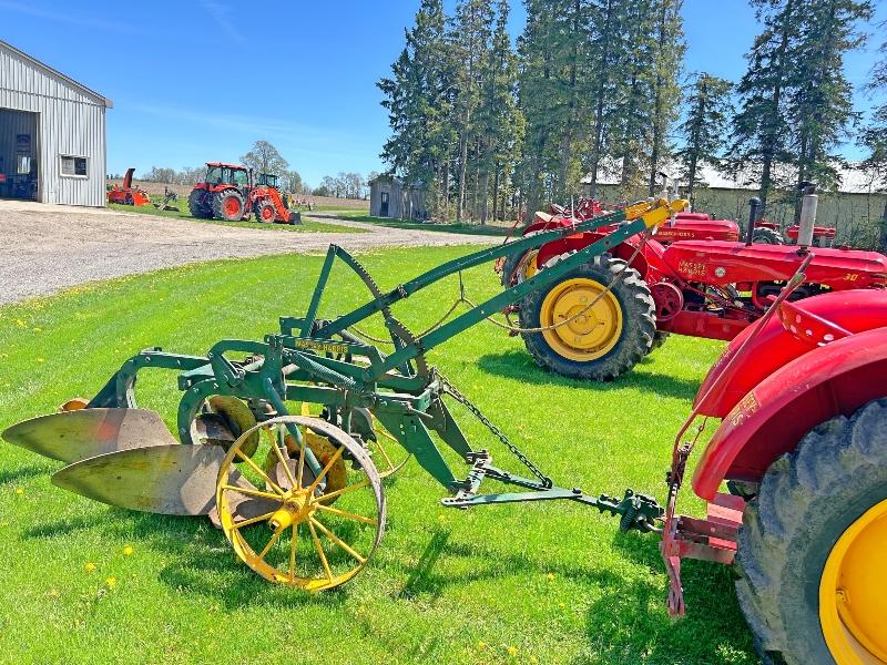 Massey Harris 2 Furrow Drag Plow with 202 Bottoms - New Shears