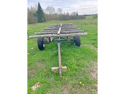 20' Round Bale Wagon - Good Running Gear