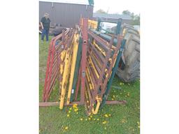 6 Above Ground Steel Gate Posts