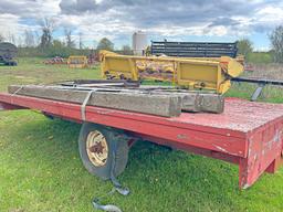 8' x 13'6" Single Axle Trailer with Two Good Tires