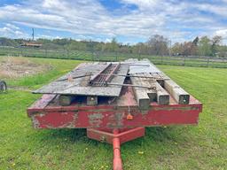 8' x 13'6" Single Axle Trailer with Two Good Tires
