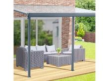 New TMG-LPC16 Patio Cover with Clear Roof - 10' x 16'