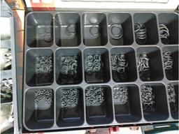 2 Parts Bins of O-Rings & Line Fittings