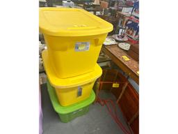 3 Empty Totes