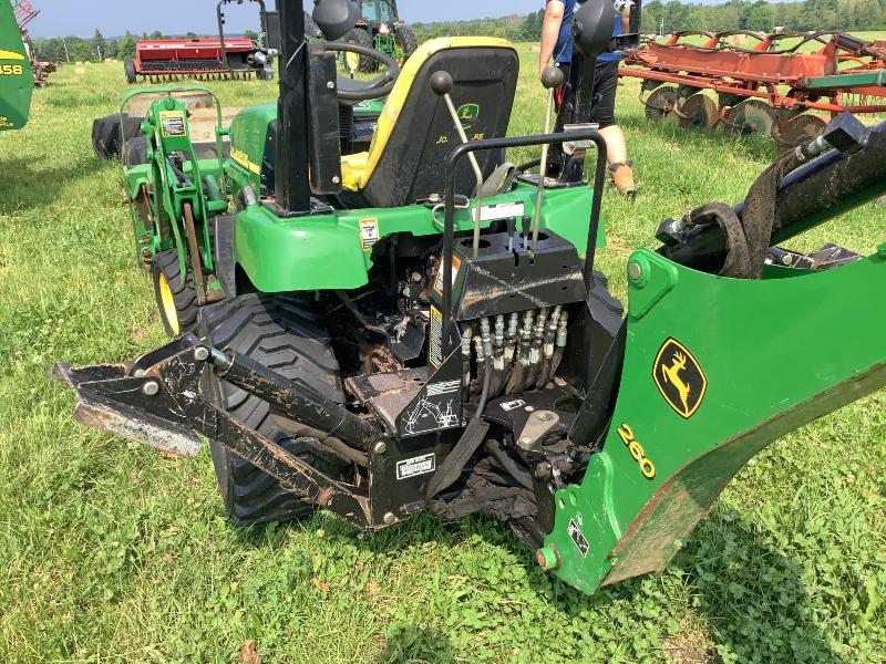 John Deere 2305 Compact MFWD Tractor With 200CX Loader & 260 Backhoe