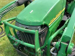 John Deere 2305 Compact MFWD Tractor With 200CX Loader & 260 Backhoe
