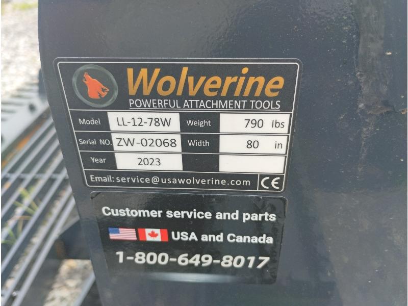New Wolverine 78" Skid Steer Track Conditioner