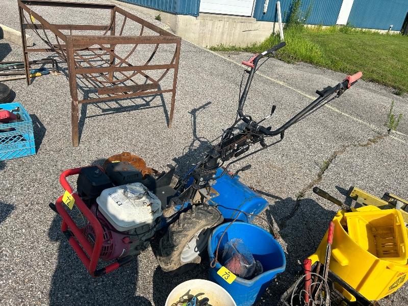 BCS Rototiller Honda Engine - Pulls Over