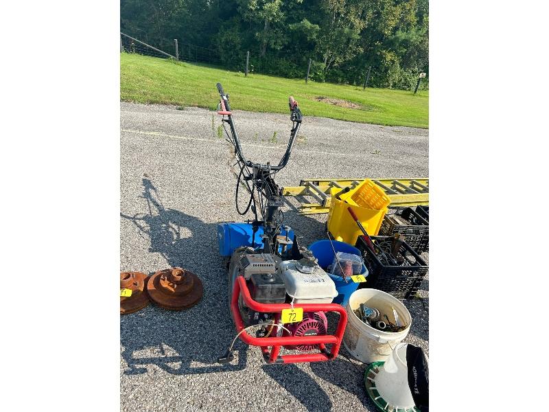 BCS Rototiller Honda Engine - Pulls Over
