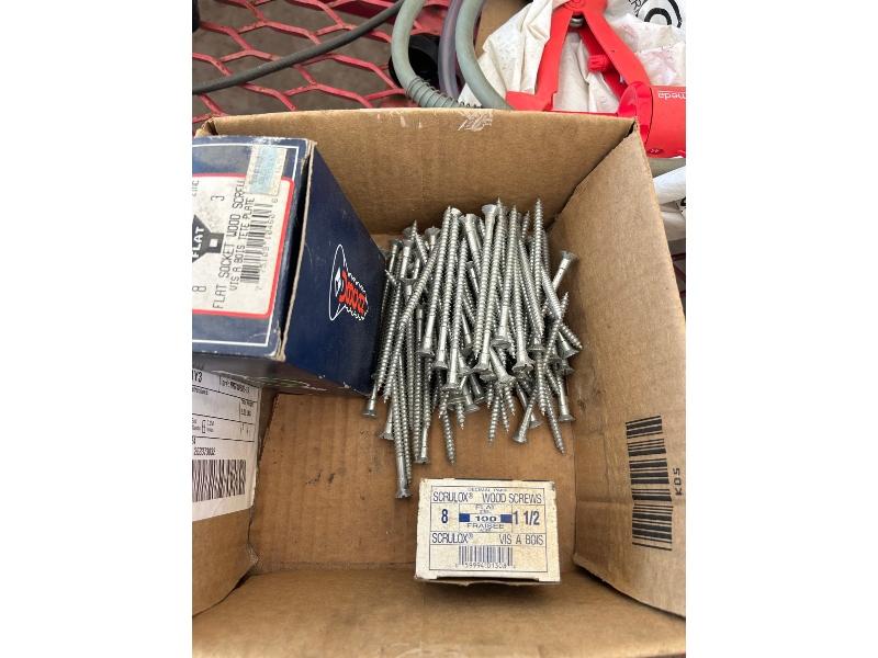 Water Float, Application Gun, Boxes of Screws