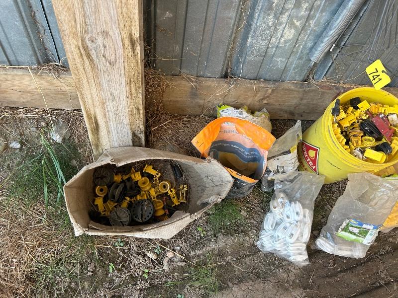 Assorted Electric Fence Insulators, Etc.