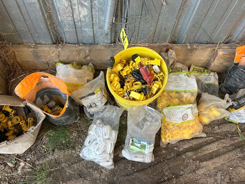 Assorted Electric Fence Insulators, Etc.