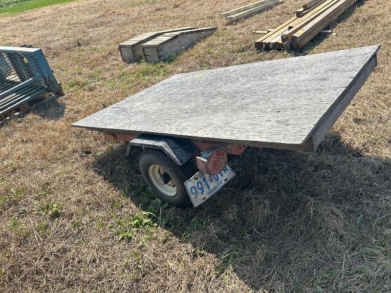4' x 6' Bumper Hitch Utility Trailer