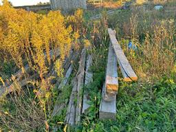5 Pieces of 6" x 6"" x 12' Timbers