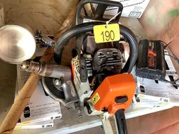 Chainsaw - As Is, Paint Gun, Etc.