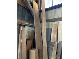 1 1/2" x 15" x 10' Pine Board Plus Assorted Blocks of Wood and 16' x 2" x 6" Board